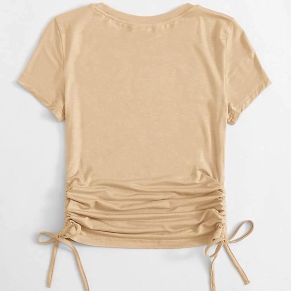 Drawstring Side Solid Tee Bundle - Picture 3 of 7